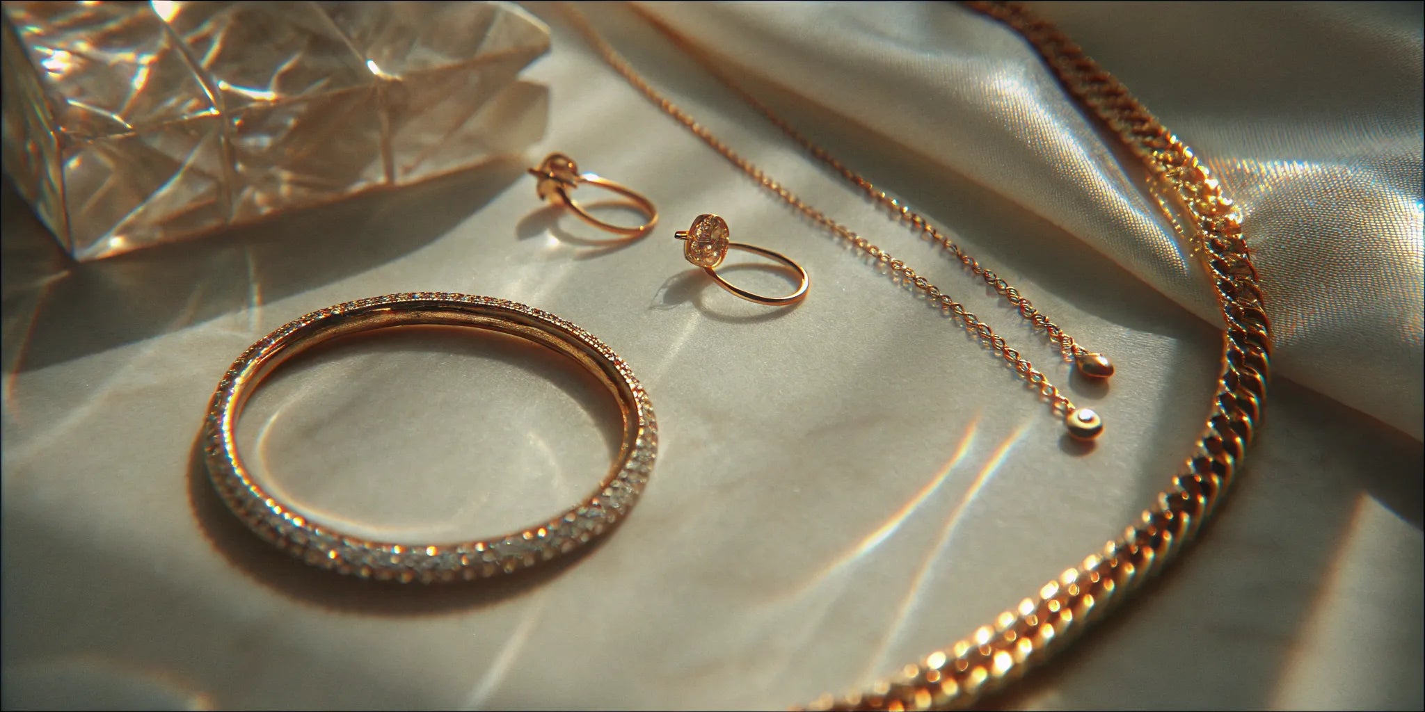 Fine jewelry arranged for a meaningful self purchase