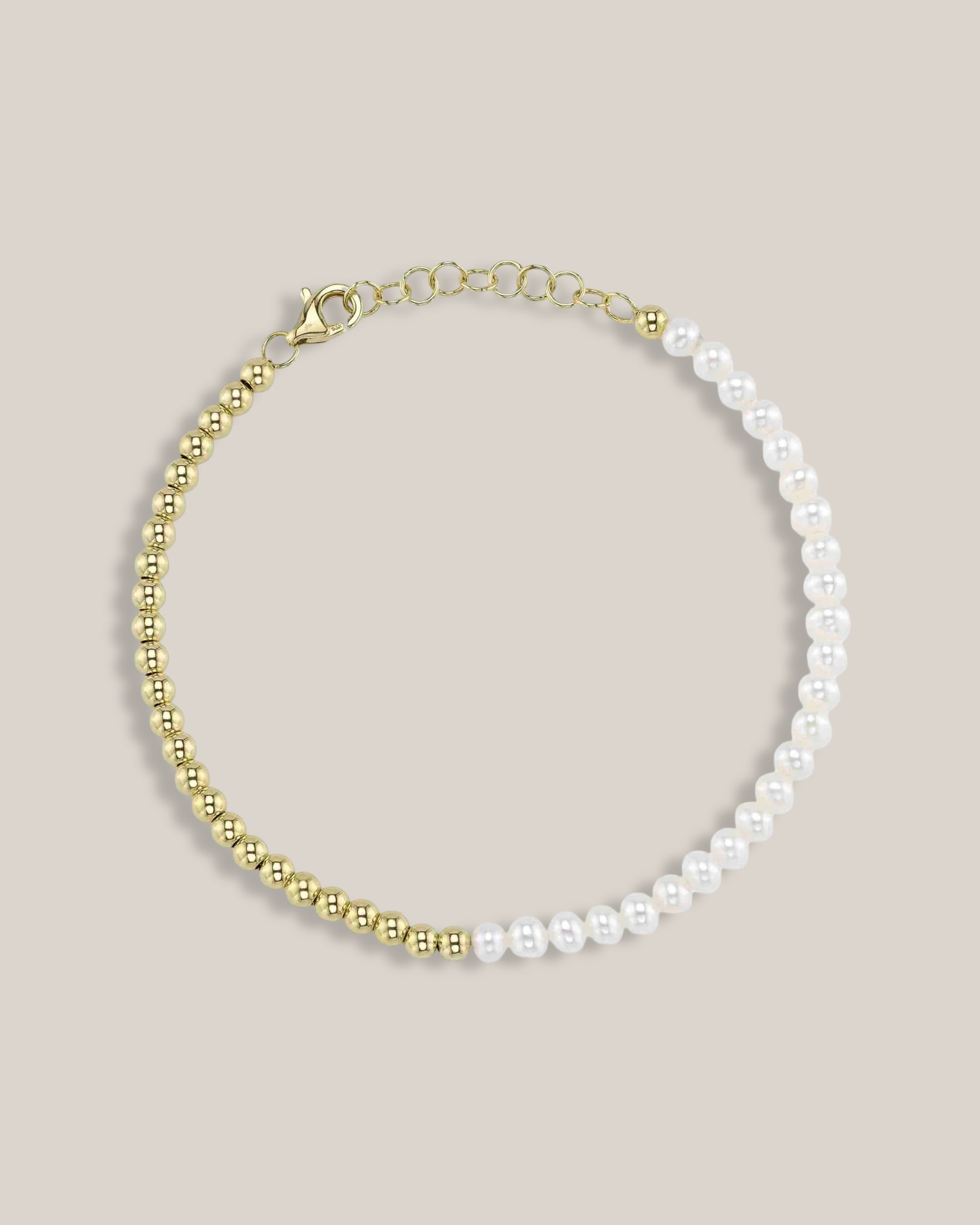 50/50 Pearl & Bead Bracelet
