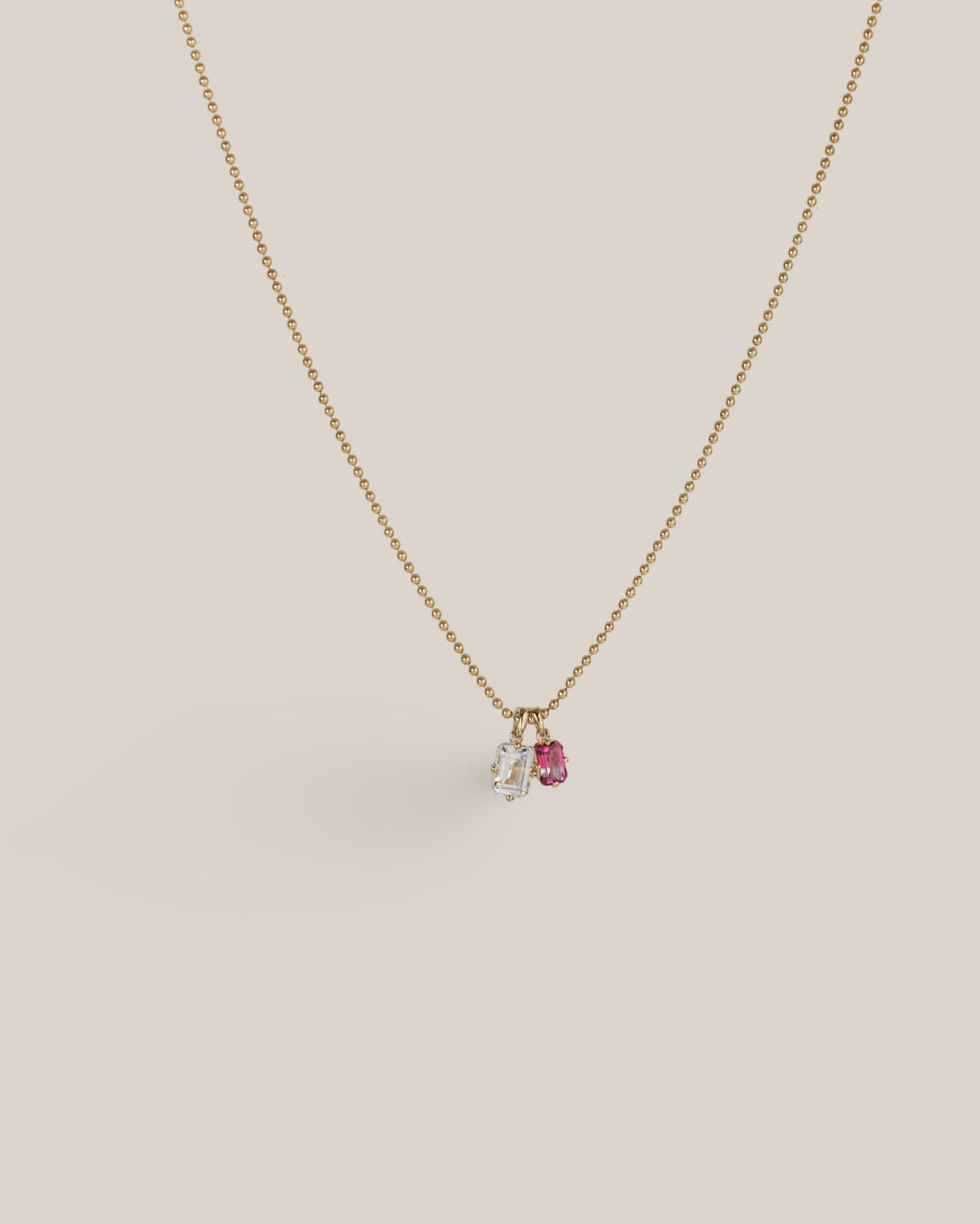 Toi Et Moi Topaz Necklace