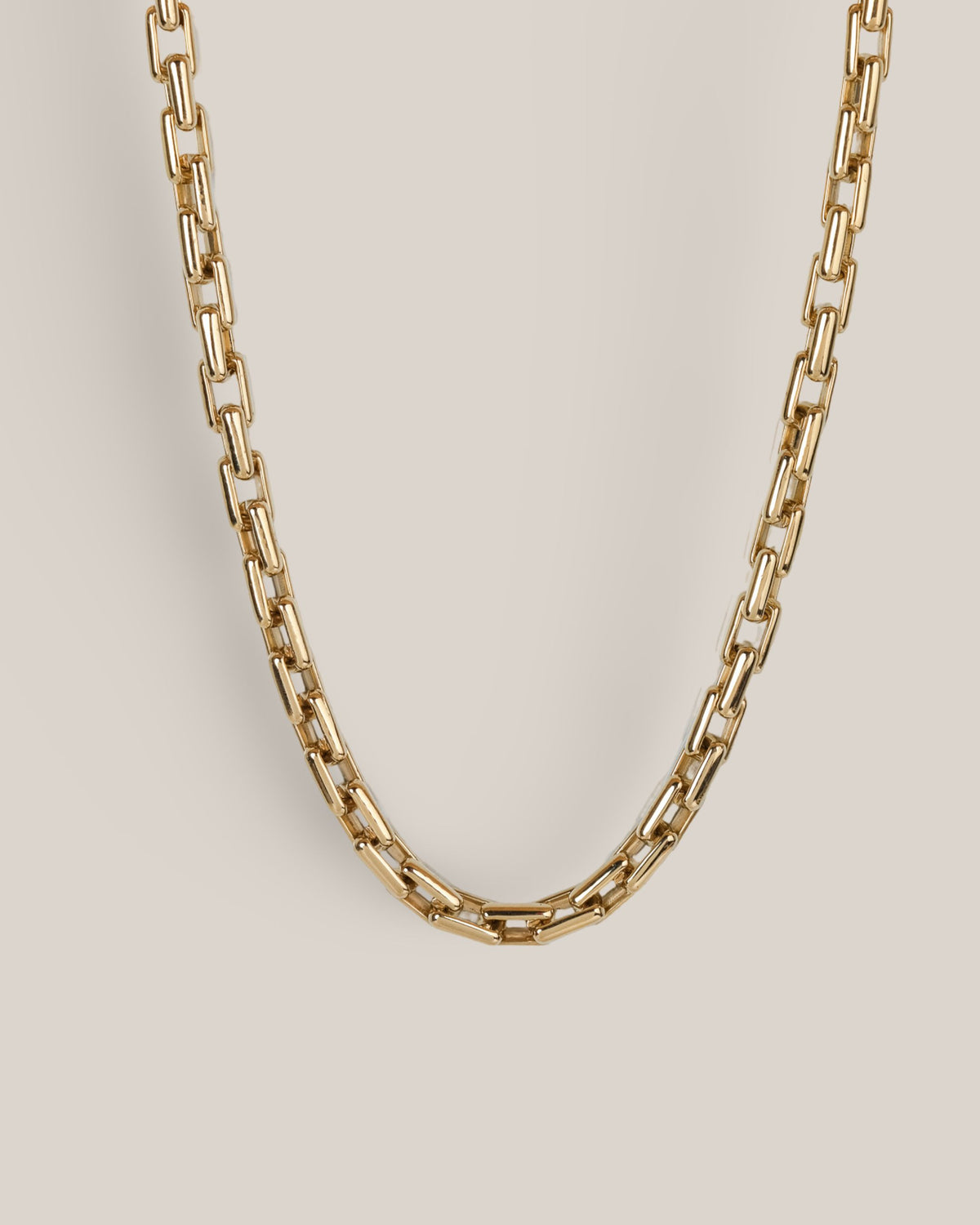Square Paperclip Necklace