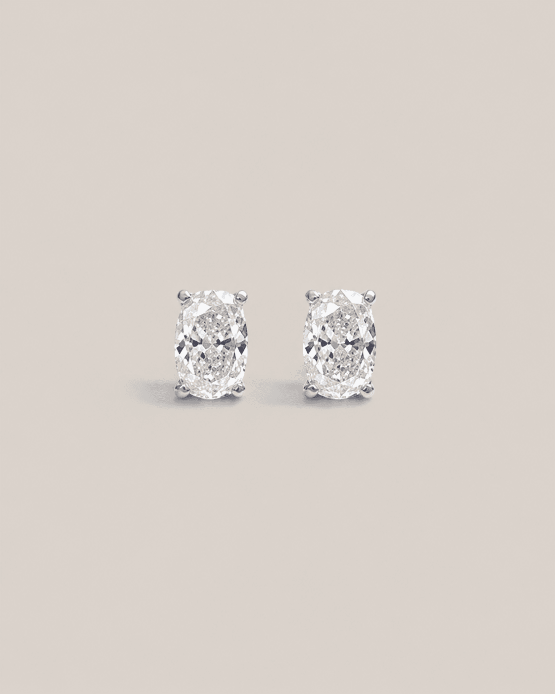 Oval Shape Studs