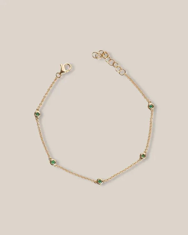 Emerald Station Bracelet