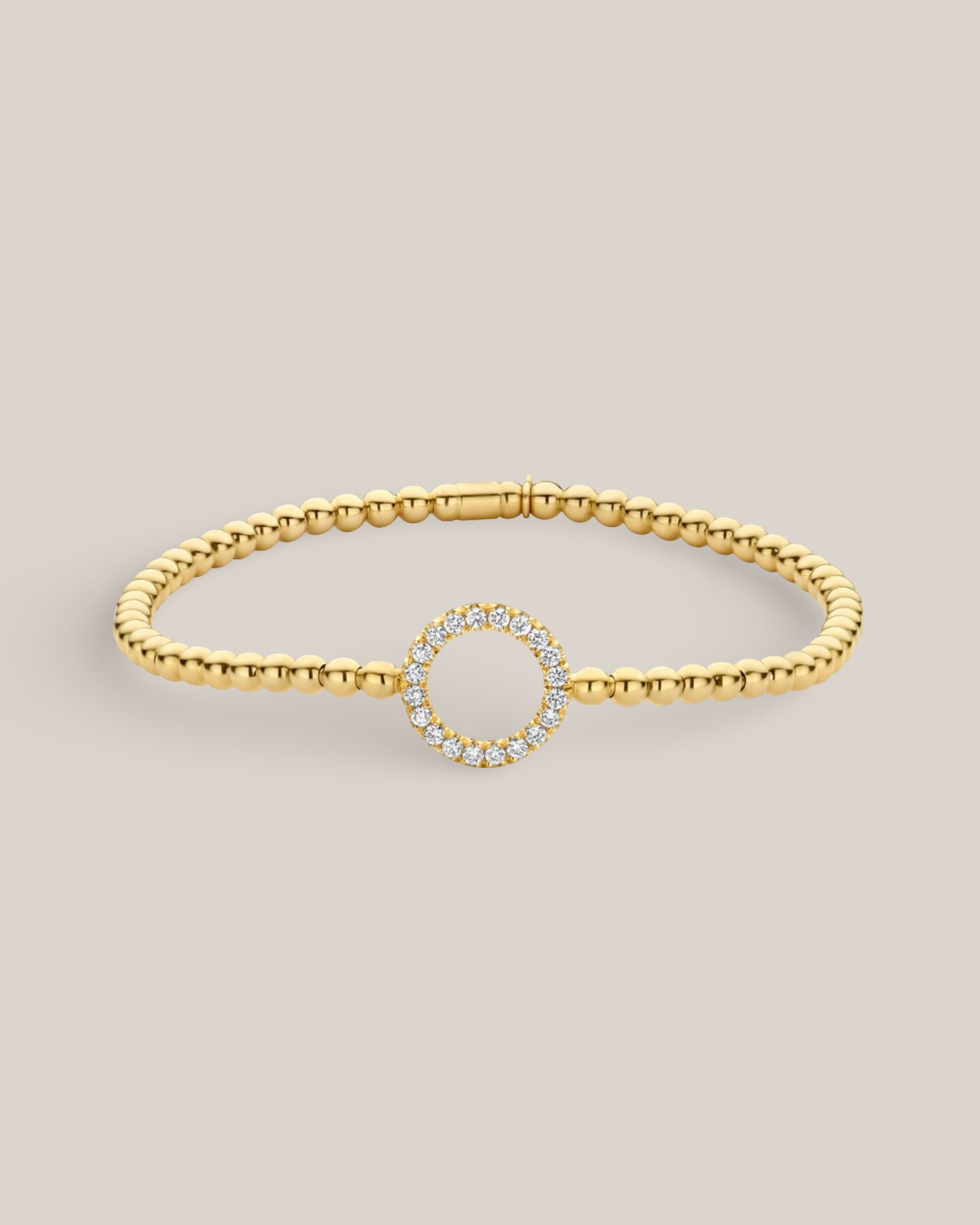 Diamond Circle Stretch Bracelet