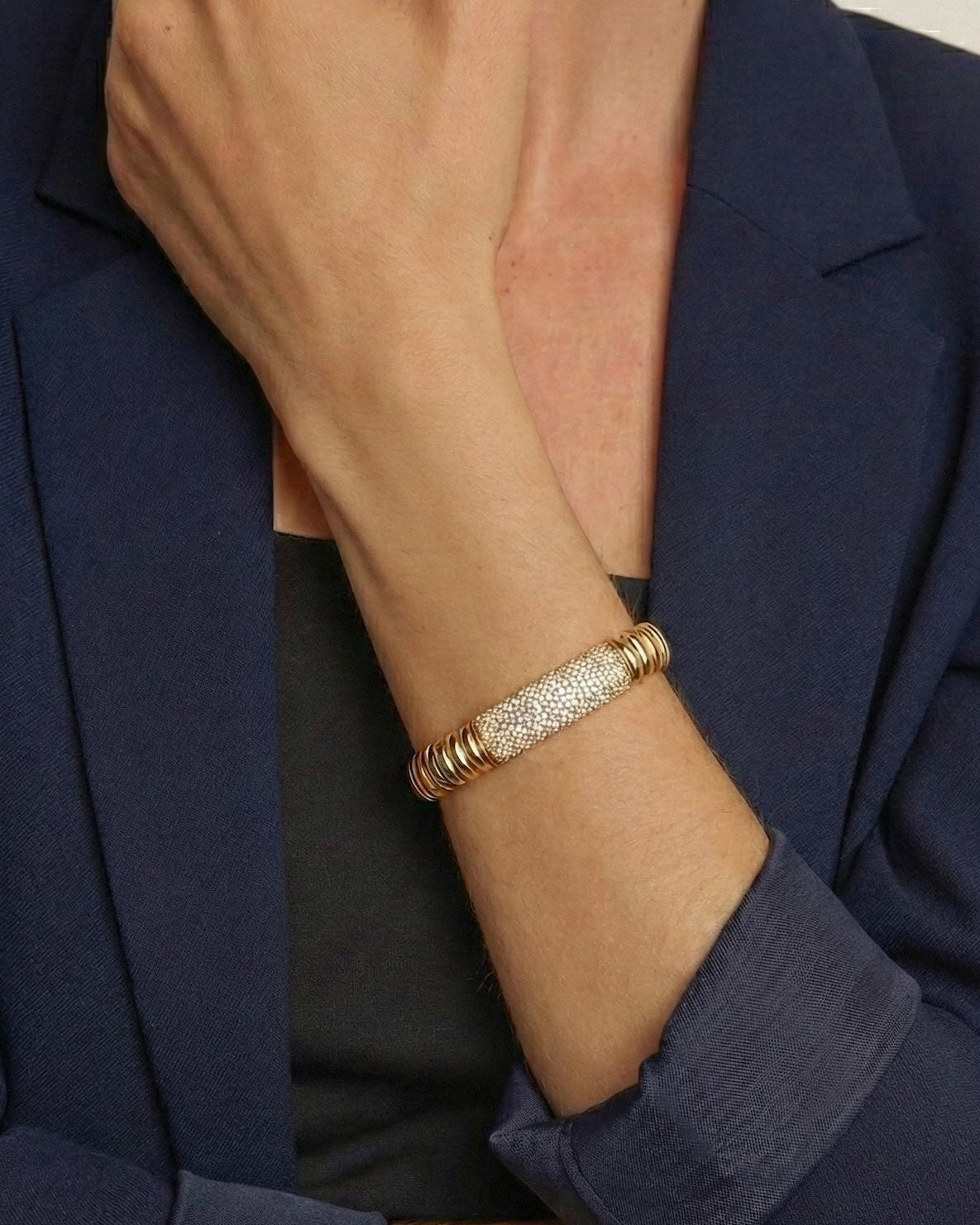 Tesore Stretch Diamond Bangle