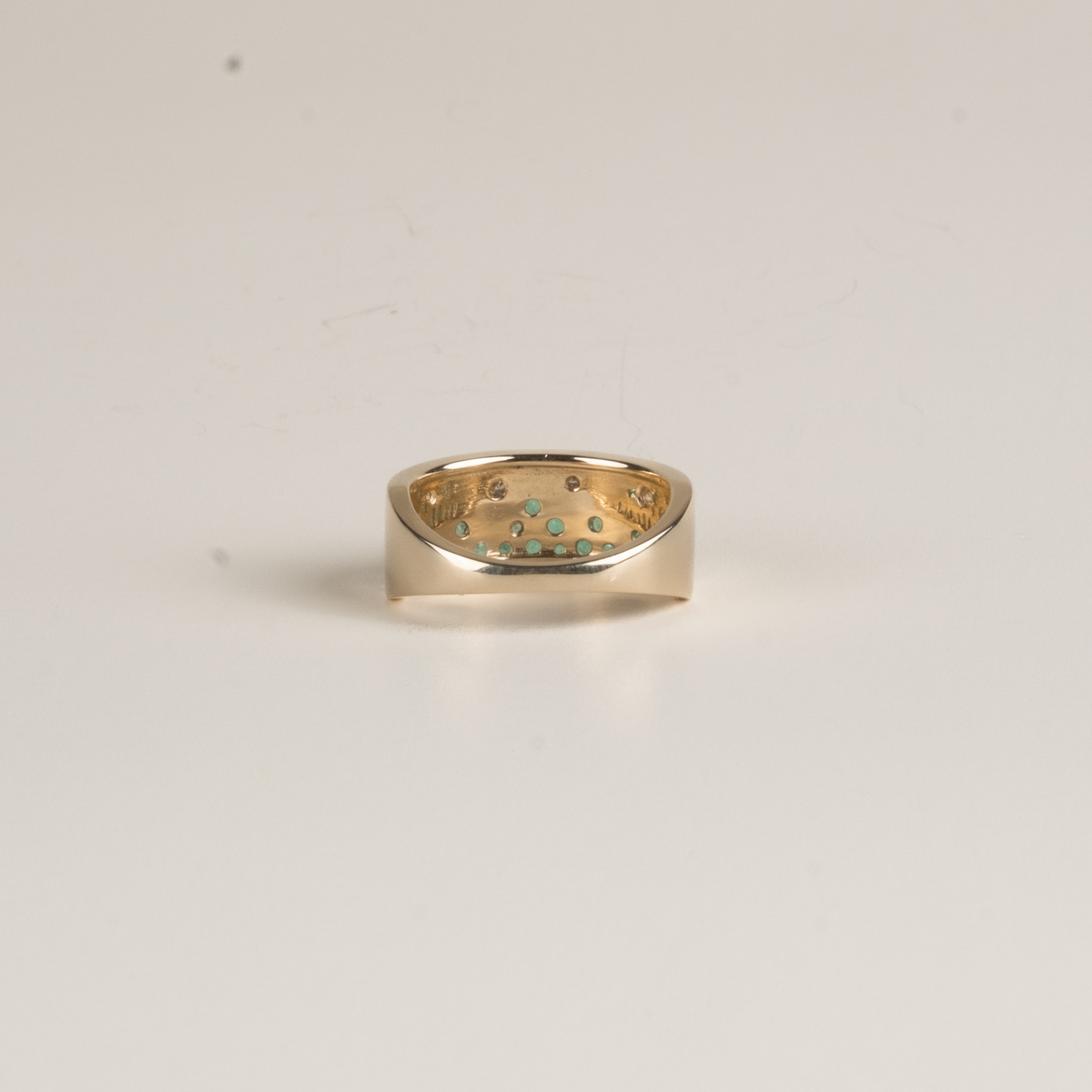 Star Studded Gold Band
