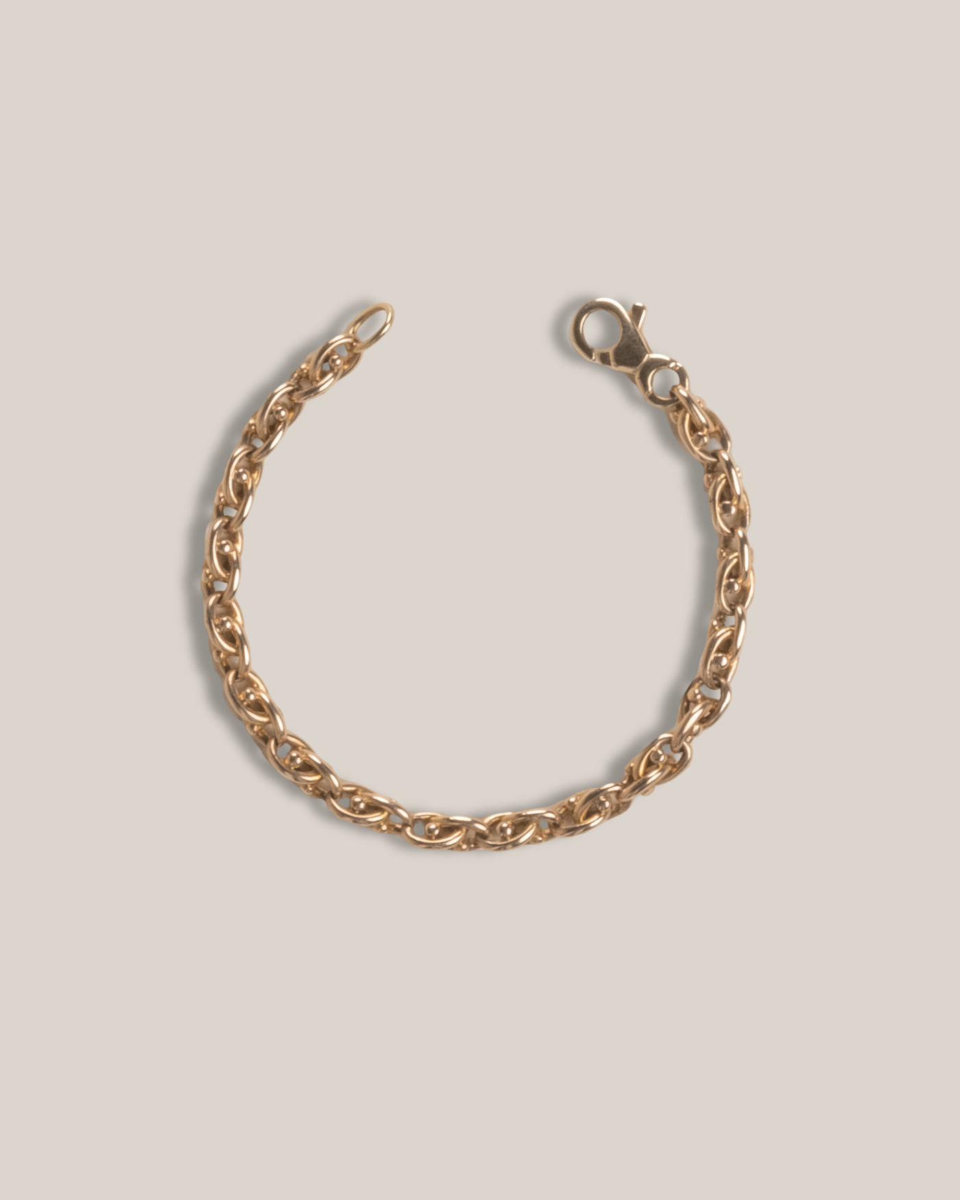 Fancy Rolo Chain Bracelet