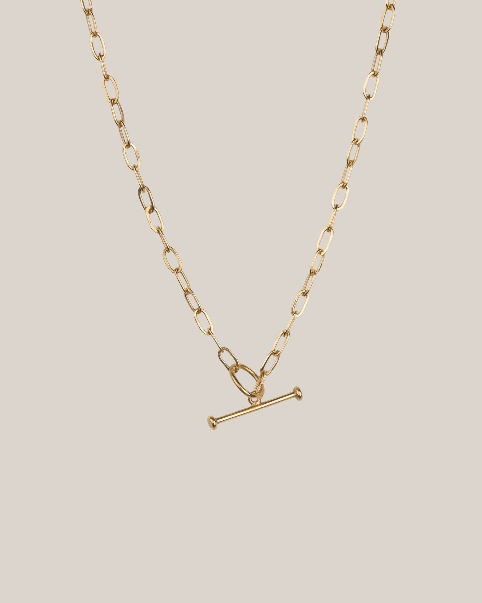 Bar Lock Lariat Necklace