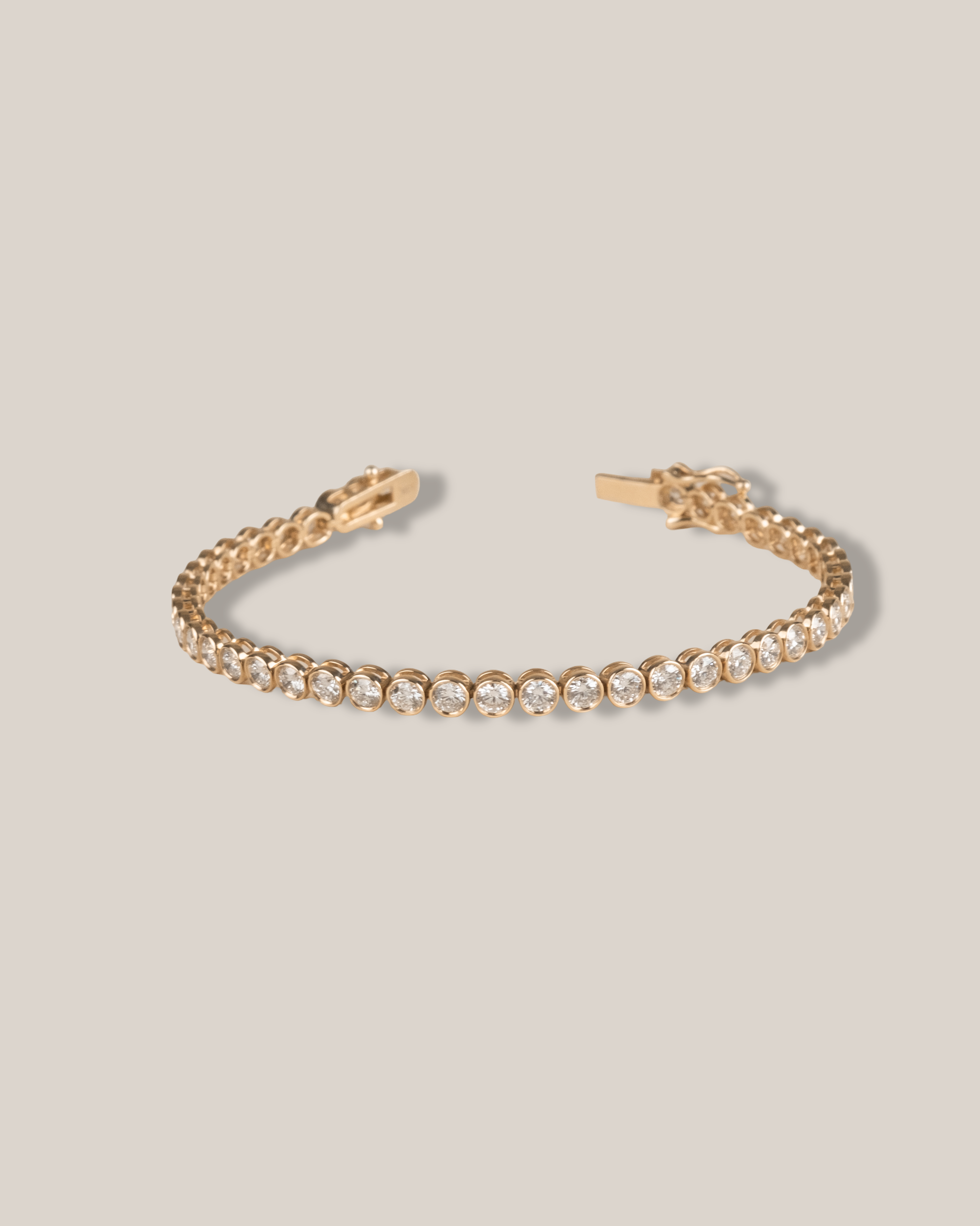 Bezel Tennis Bracelet