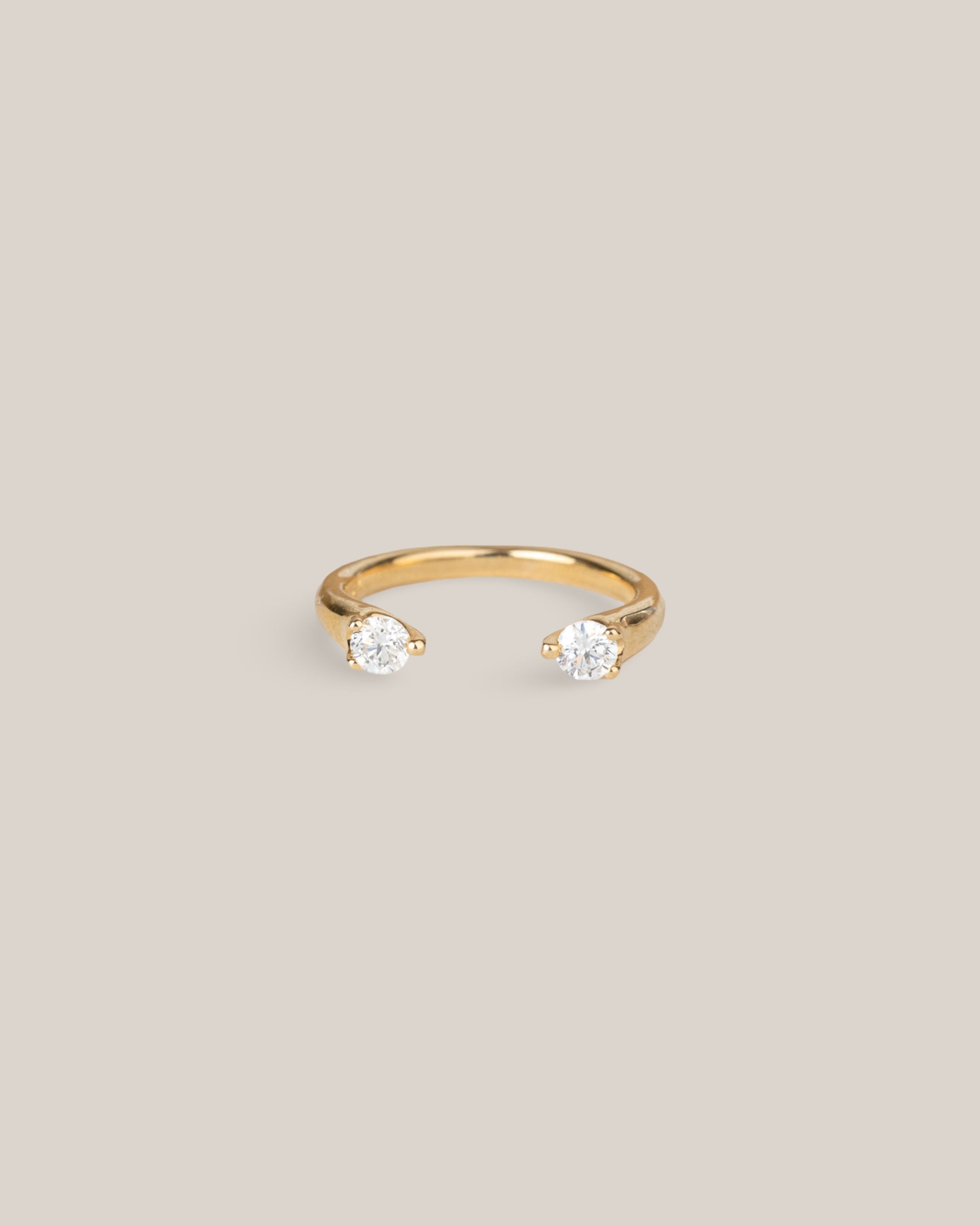 14ky .36ct Open Ended Ring - Round