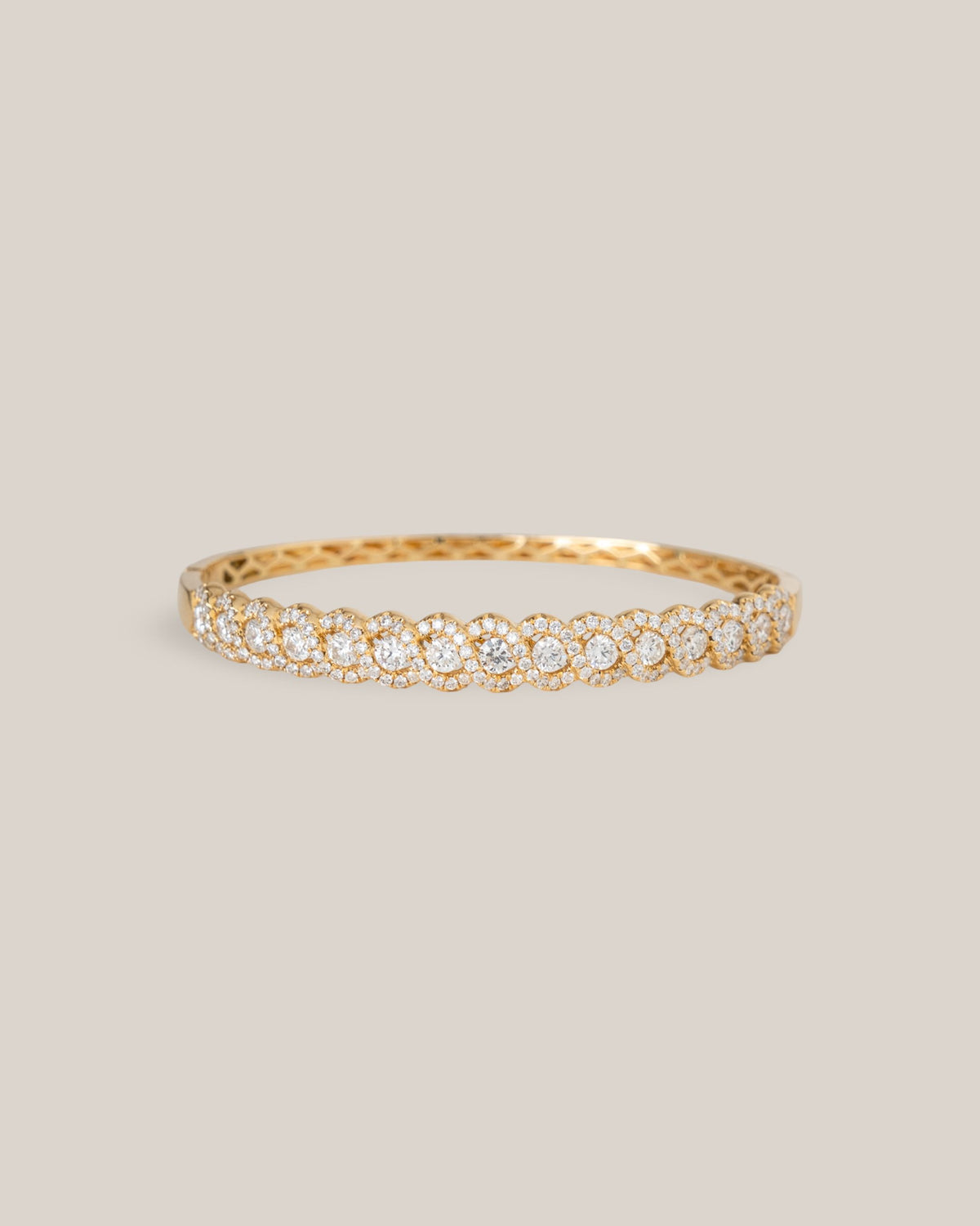 Braided Diamond Cuff