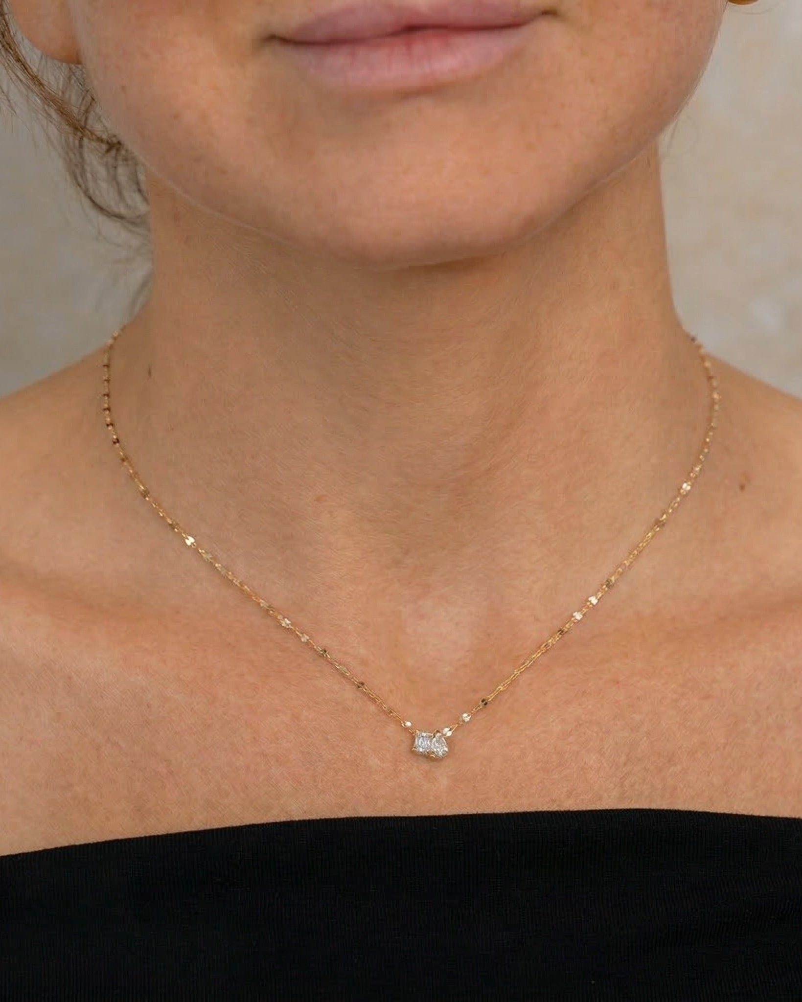 Petite Toi Et Moi Diamond Necklace