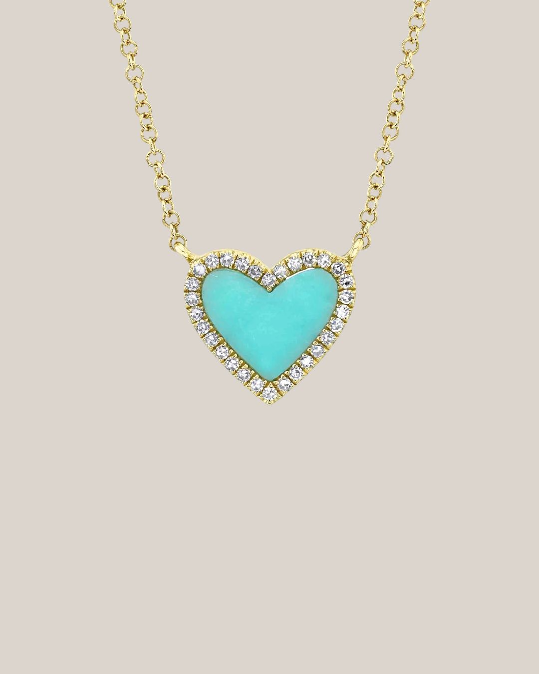 Classic Turquoise Heart Necklace
