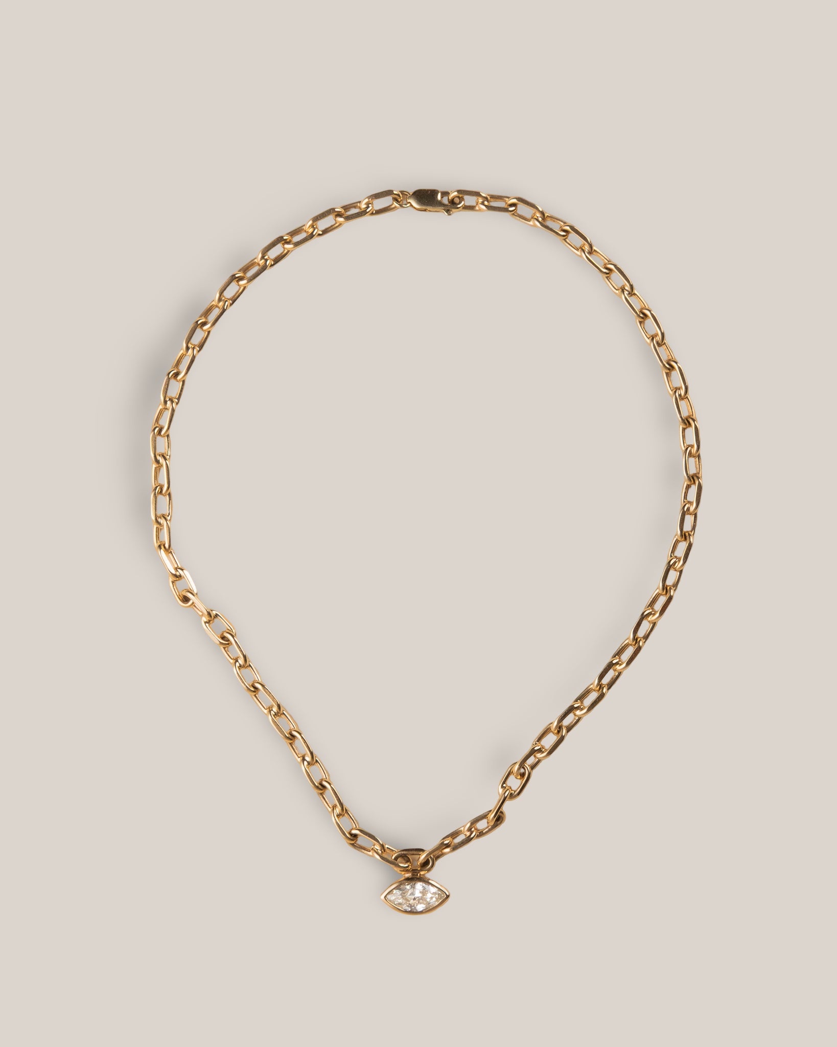 Bezel Marquise Diamond Choker