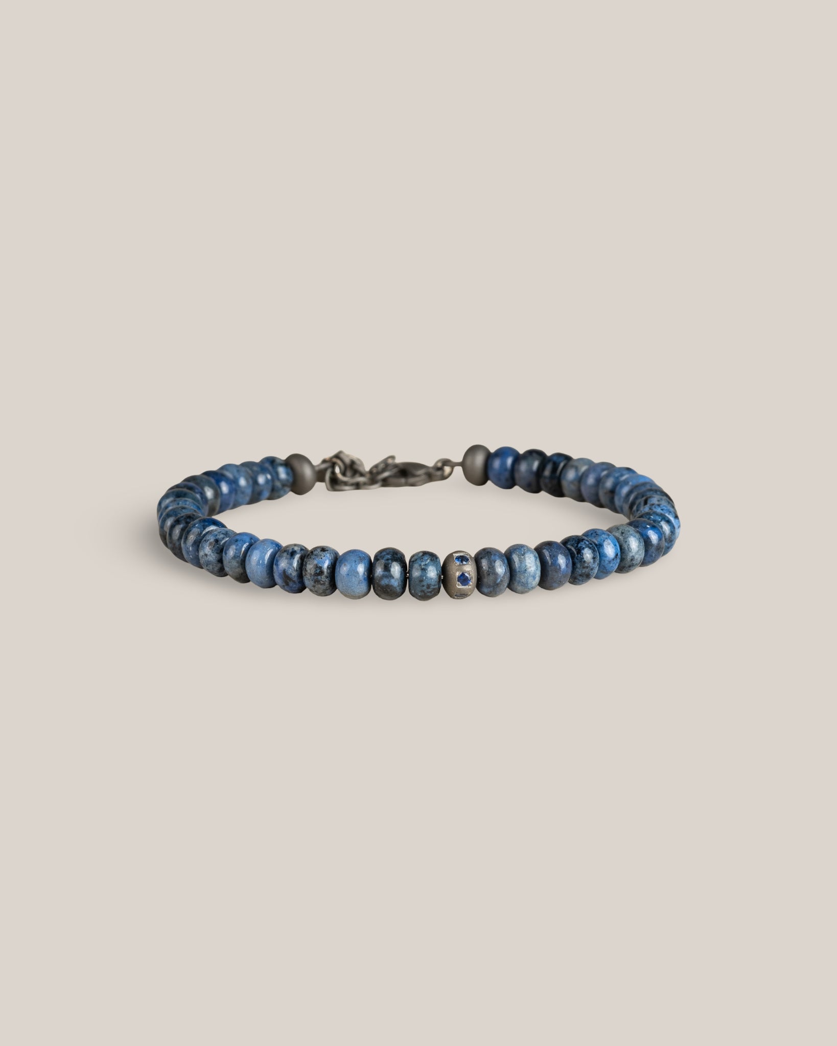 Blue Sodalite Beaded Bracelet