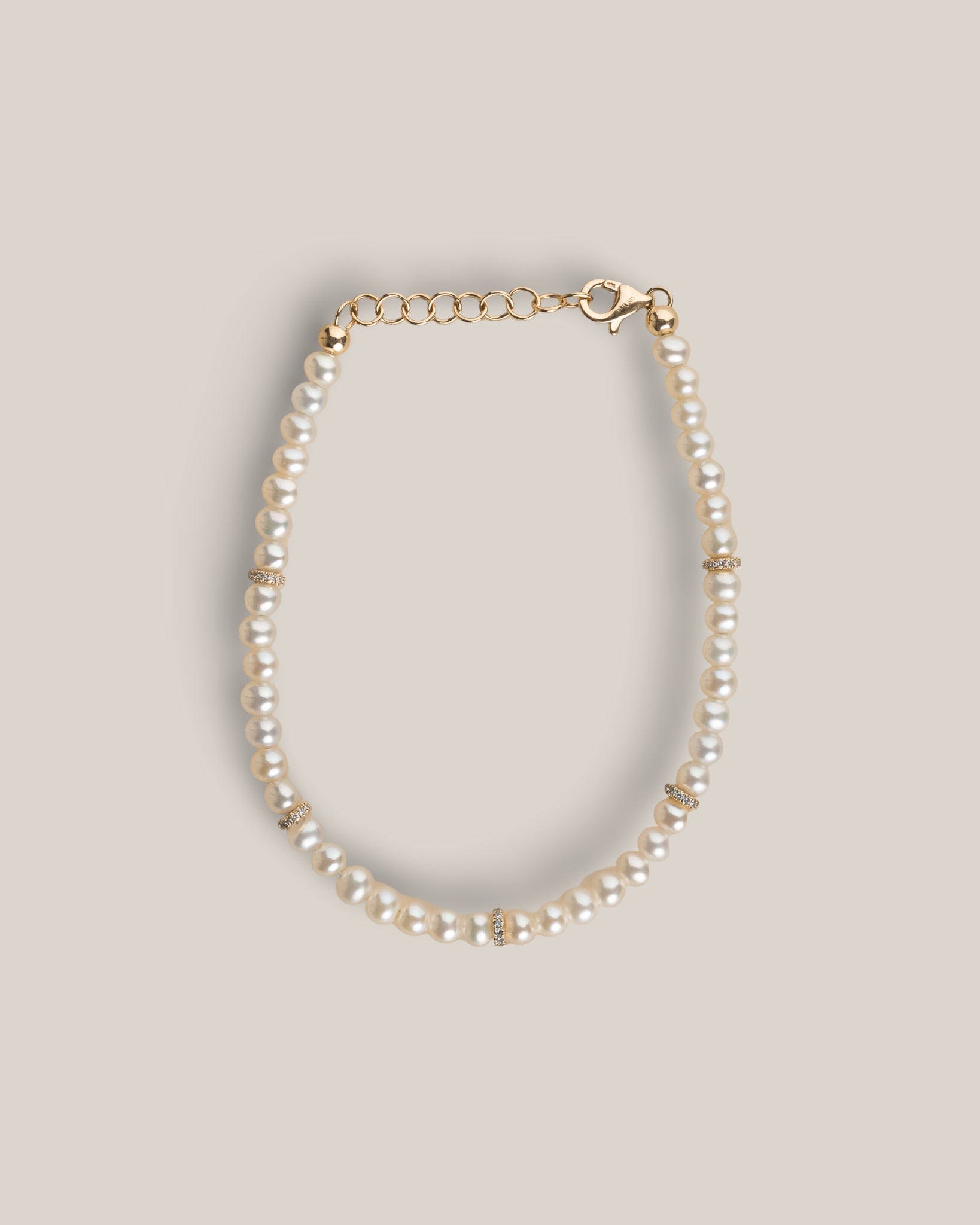 Pearl & Diamond Bracelet