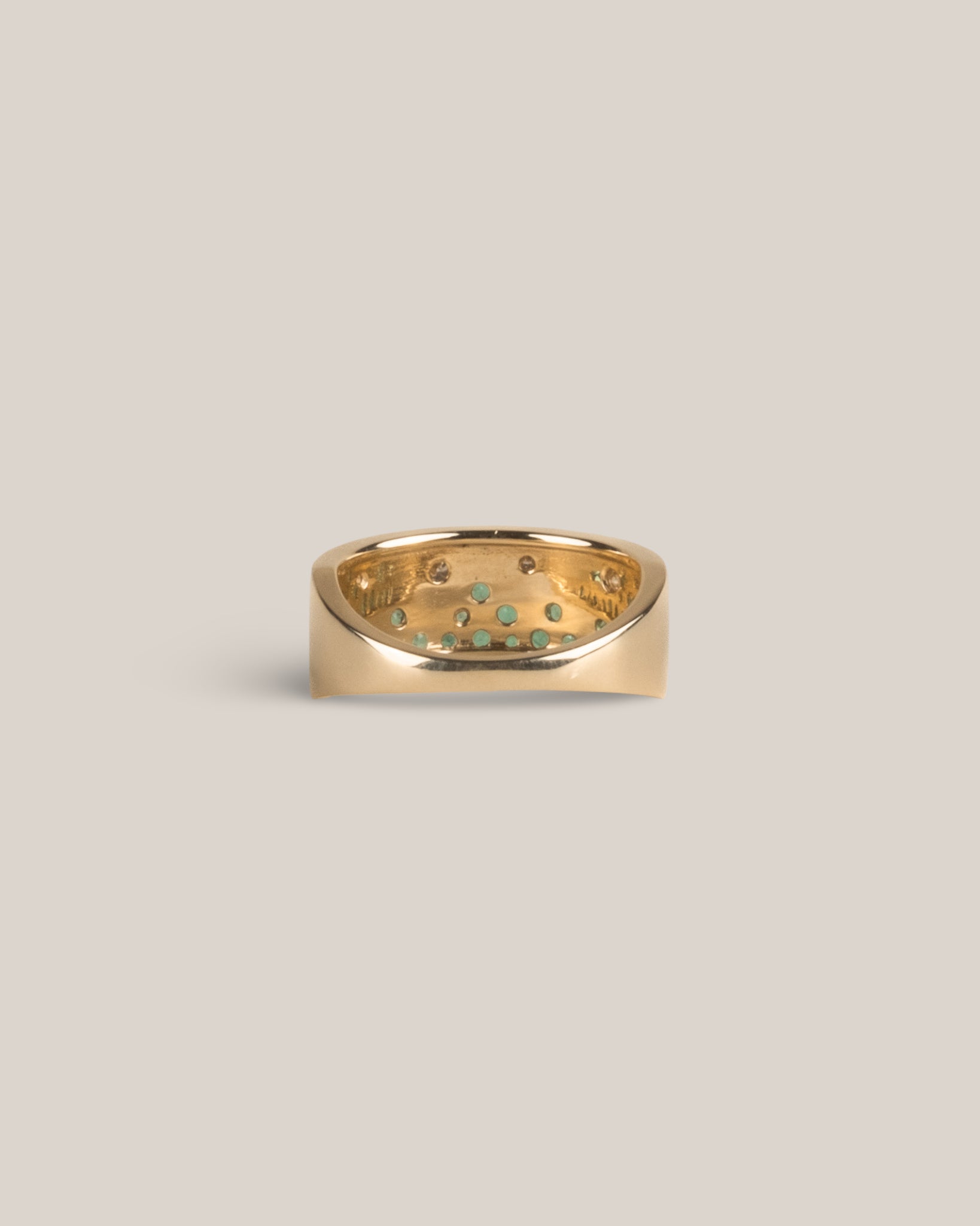 Star Studded Gold Band