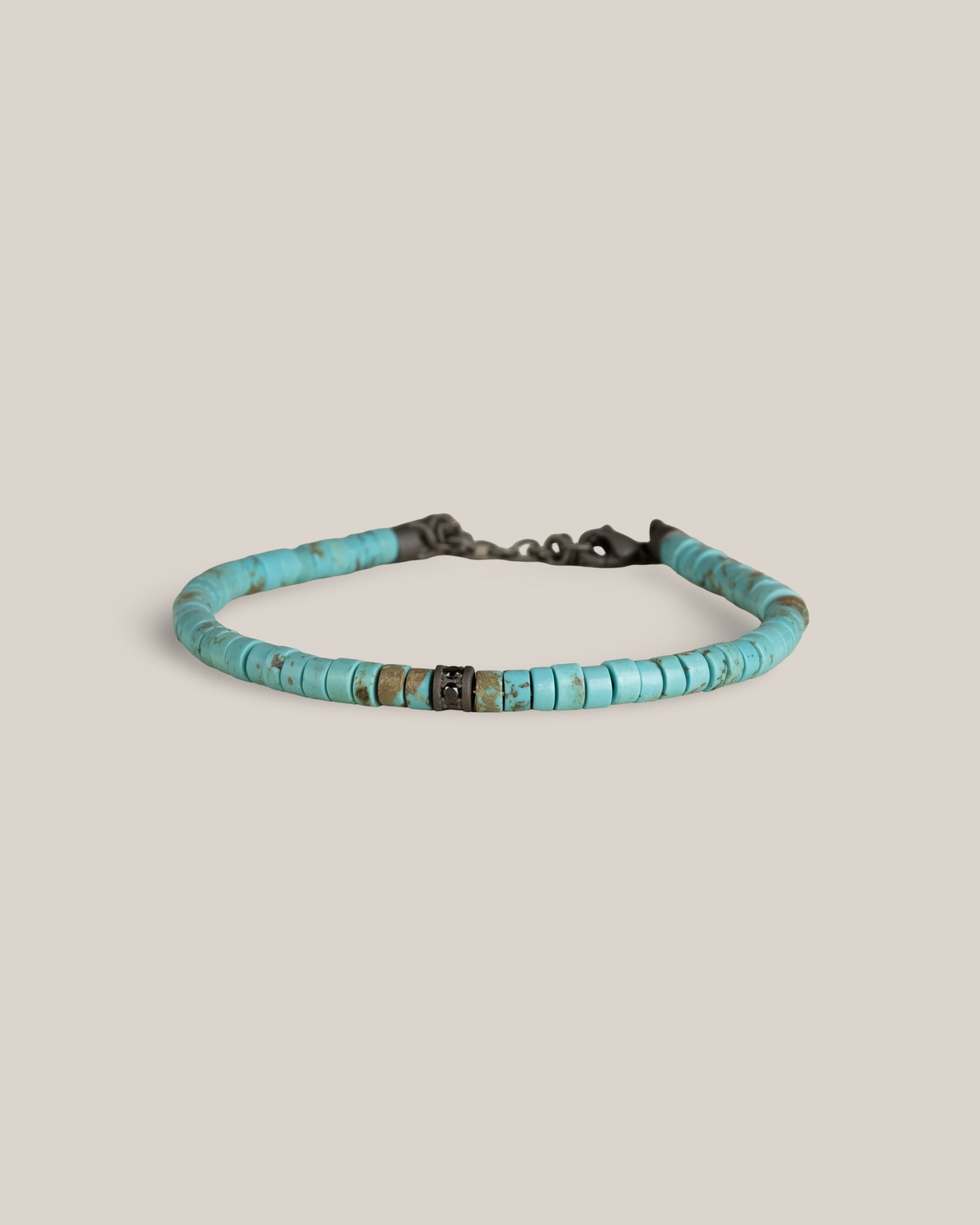 Turquoise Howlite Disc Bracelet