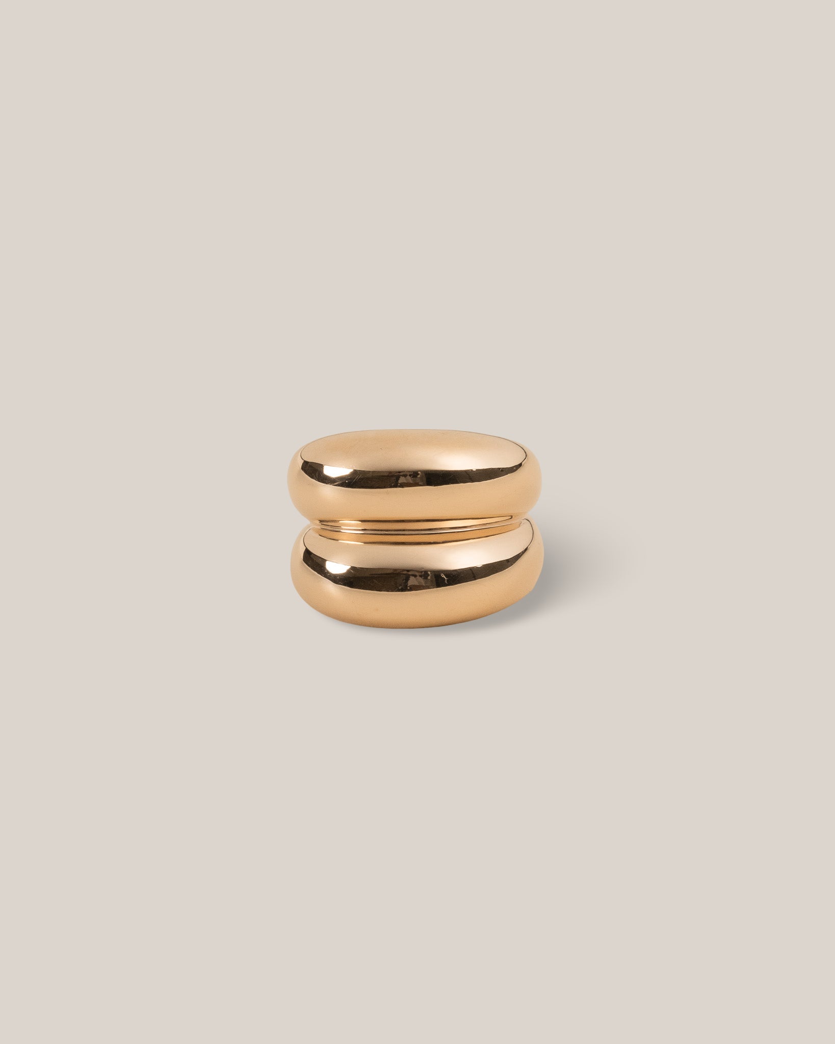 Double Dome Lightweight Cocktail Ring